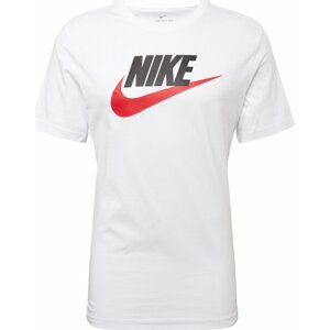 Nike Sportswear Tričko 'Futura' červená / černá / bílá