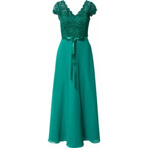 SWING Společenské šaty smaragdová