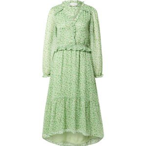 Neo Noir Košilové šaty 'Saia' zelená / kiwi / světle zelená
