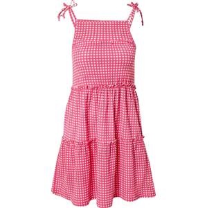 Trendyol Letní šaty pink / bílá