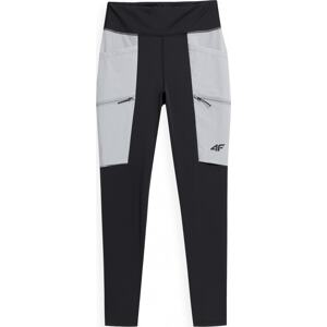 4F Sportovní kalhoty šedá / antracitová