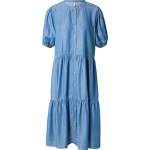 Soyaconcept Košilové šaty modrá džínovina