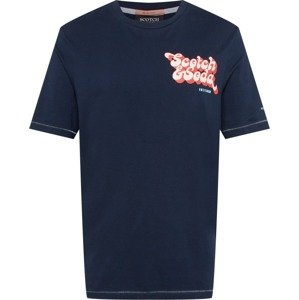 SCOTCH & SODA Tričko námořnická modř / červená / bílá