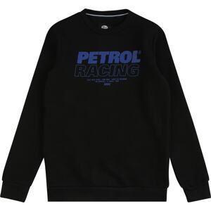 Petrol Industries Mikina modrá / černá