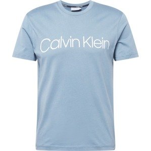 Calvin Klein Tričko světle šedá / bílá