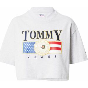 Tommy Jeans Tričko šedý melír / mix barev