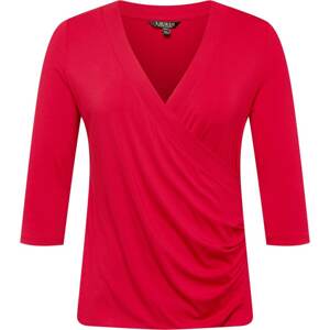 Lauren Ralph Lauren Plus Tričko 'ALAYJA' červená