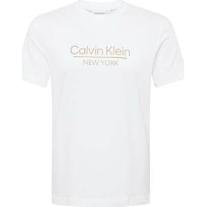 Calvin Klein Tričko světle béžová / offwhite
