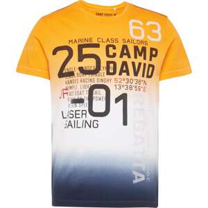 CAMP DAVID Tričko oranžová