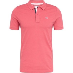 Tommy Jeans Tričko námořnická modř / pink / bílá