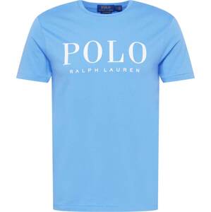 Polo Ralph Lauren Tričko nebeská modř / bílá