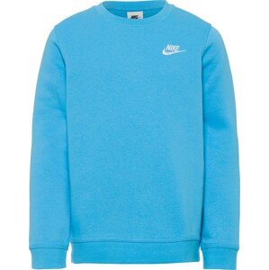 Nike Sportswear Mikina modrá / bílá