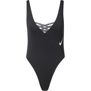 Nike Swim Plavky 'SNEAKERKINI' černá / bílá