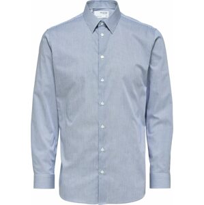 SELECTED HOMME Společenská košile modrá / bílá