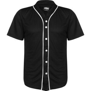 Urban Classics Košile 'Baseball' černá / bílá