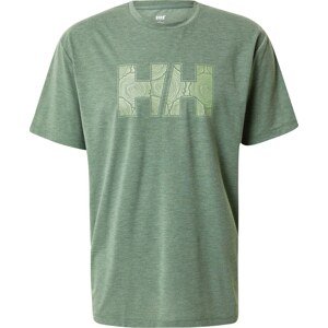 HELLY HANSEN Funkční tričko 'SKOG' smaragdová / světle zelená