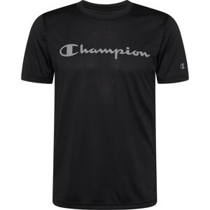 Champion Authentic Athletic Apparel Funkční tričko světle šedá / černá