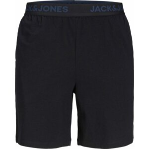 JACK & JONES Pyžamové kalhoty 'AARON' námořnická modř / černá