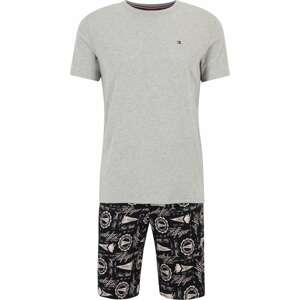 Tommy Hilfiger Underwear Pyžamo krátké šedá / černá / bílá
