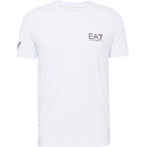 EA7 Emporio Armani Funkční tričko černá / bílá