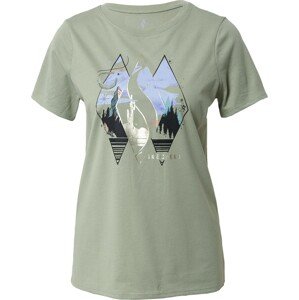 Skechers Performance Funkční tričko 'Mountain Scape' zlatá / jablko / šeříková / černá