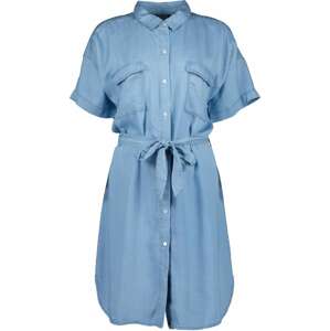 BLUE SEVEN Košilové šaty modrá džínovina