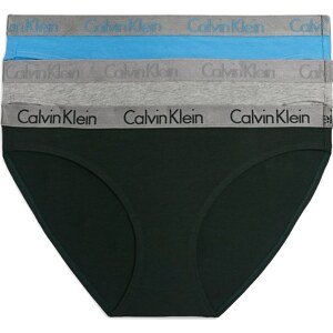Calvin Klein Underwear Kalhotky tyrkysová / šedý melír / černá