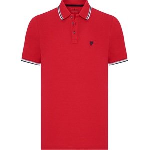 DENIM CULTURE Tričko 'Brenton' červená
