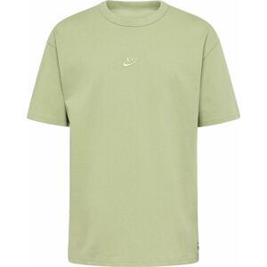 Nike Sportswear Tričko světle zelená / bílá
