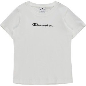 Champion Authentic Athletic Apparel Tričko stříbrně šedá / černá / bílá