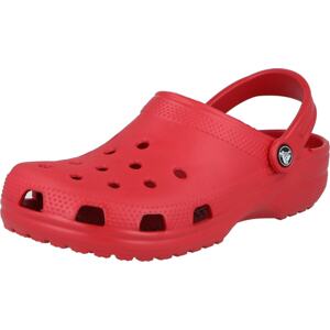 Pantofle Crocs tmavě červená