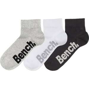 BENCH Ponožky šedá / černá / bílá