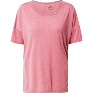 NIKE Funkční tričko růžový melír