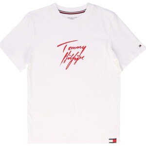 Tommy Hilfiger Underwear Tričko červená / bílá