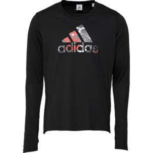 ADIDAS PERFORMANCE Funkční tričko 'FAST' tmavě šedá / červená / černá / bílá