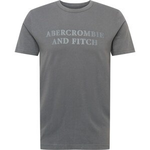Abercrombie & Fitch Tričko šedá / tmavě šedá
