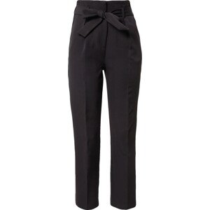 NEW LOOK Kalhoty se sklady v pase 'MILLY' černá