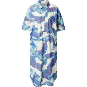ARMEDANGELS Košilové šaty 'Benka' modrá / fialová / offwhite