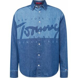 Tommy Jeans Košile modrá džínovina / světlemodrá