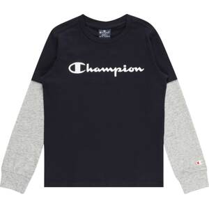 Champion Authentic Athletic Apparel Tričko námořnická modř / šedý melír / červená / bílá