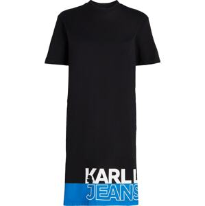 Karl Lagerfeld Šaty modrá / černá / bílá