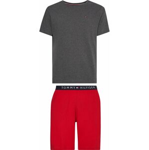 Tommy Hilfiger Underwear Pyžamo krátké červená / tmavě červená