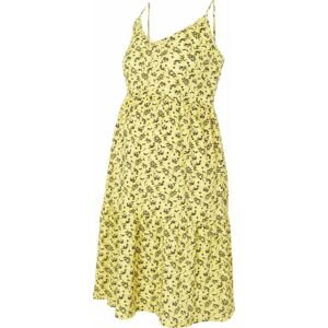 MAMALICIOUS Letní šaty 'Viky' světle žlutá / černá / bílá