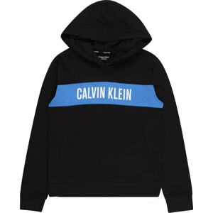 Calvin Klein Underwear Mikina královská modrá / černá / bílá