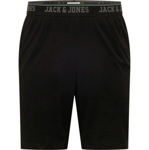 JACK & JONES Kalhoty 'CAXEL' šedá / černá