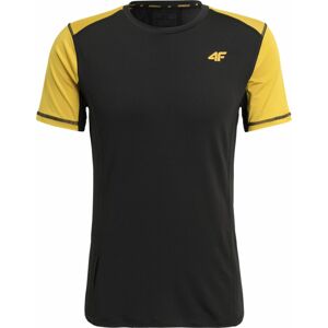 4F Funkční tričko žlutá / černá