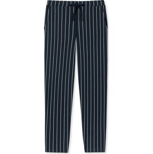 SCHIESSER Pyžamové kalhoty světle béžová / noční modrá