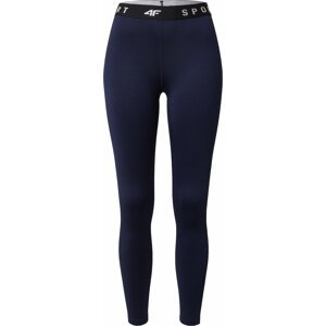 4F Sportovní kalhoty námořnická modř / černá / bílá
