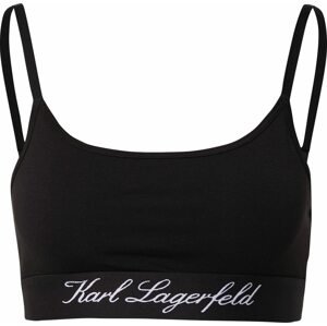 Karl Lagerfeld Podprsenka 'Hotel' černá / bílá