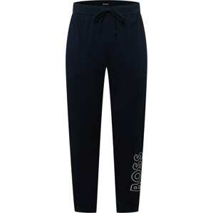 BOSS Black Pyžamové kalhoty 'Identity' noční modrá / bílá